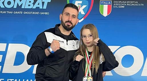 La calabrese Asia Caserta campionessa italiana di Kick boxing