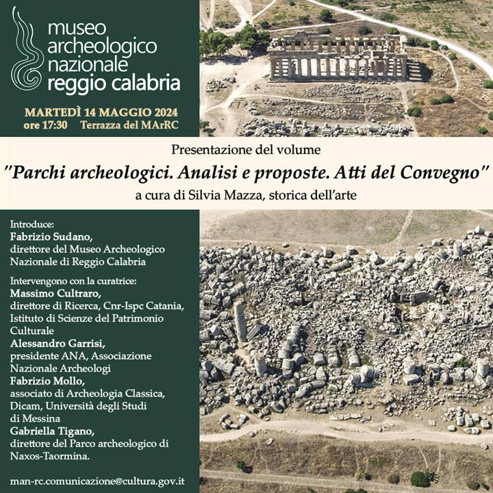 Martedì si presenta il libro "Parchi archeologici. Analisi e proposte"