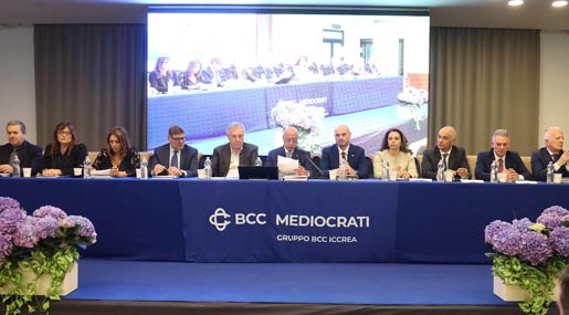 BCC Mediocrati, una banca calabrese di successo: Nicola Paldino rieletto presidente