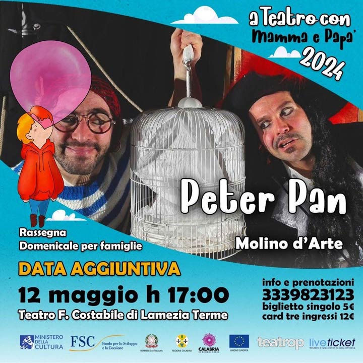 Al teatro Costabile in scena "Peter Pan"