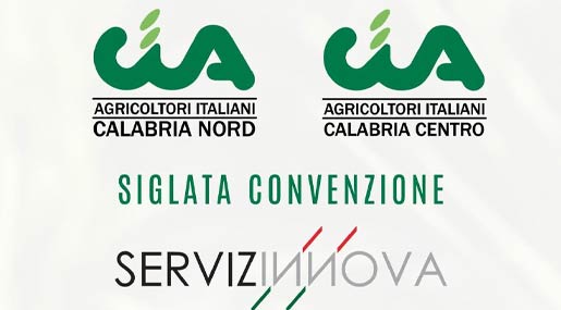 Convenzione tra Cia Calabria Nord e Cia Calabria Centro con Serviinnova per la crescita delle aziende