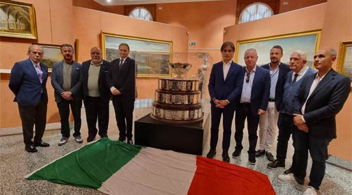Alla Pinacoteca Civica di Reggio arriva la Coppa Davis