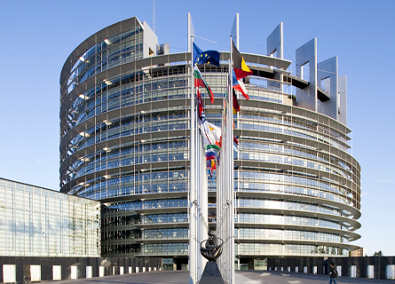 La sede del Parlamento europeo a Strasgurgo