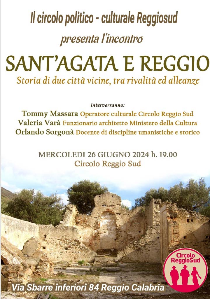 L'incontro "Sant’Agata e Reggio. Storia di due città vicine, tra rivalità e alleanze"
