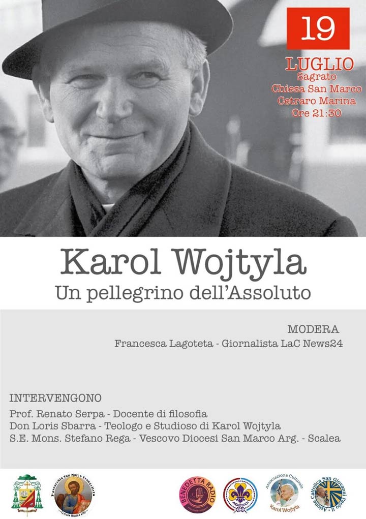 A Cetraro l'evento "Karol Wojtyla, pellegrino dell'Assoluto"