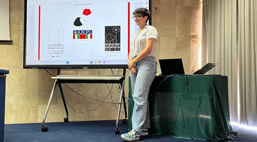 La studentessa di Rosarno Chiara Madonna crea il nuovo logo per l'Anpi "Nilde Iotti"