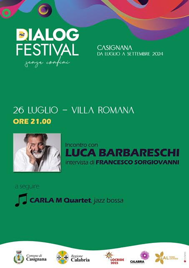 Al Dialog Festivald i Casignana incontro con Luca Barbareschi