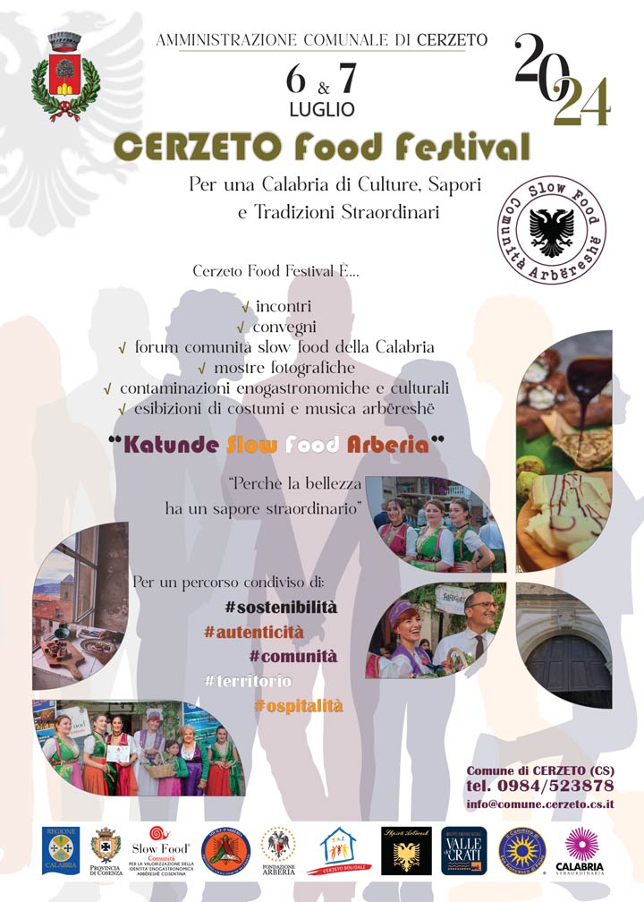 Il 6 e 7 luglio il Cerzeto Food Festival