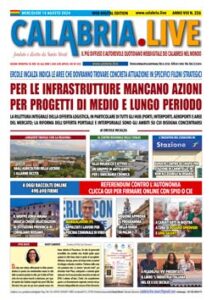 Calabria.Live quotidiano mercoledì 14 agosto 2024