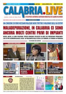 Calabria.Live quotidiano venerdì 23 agosto 2024