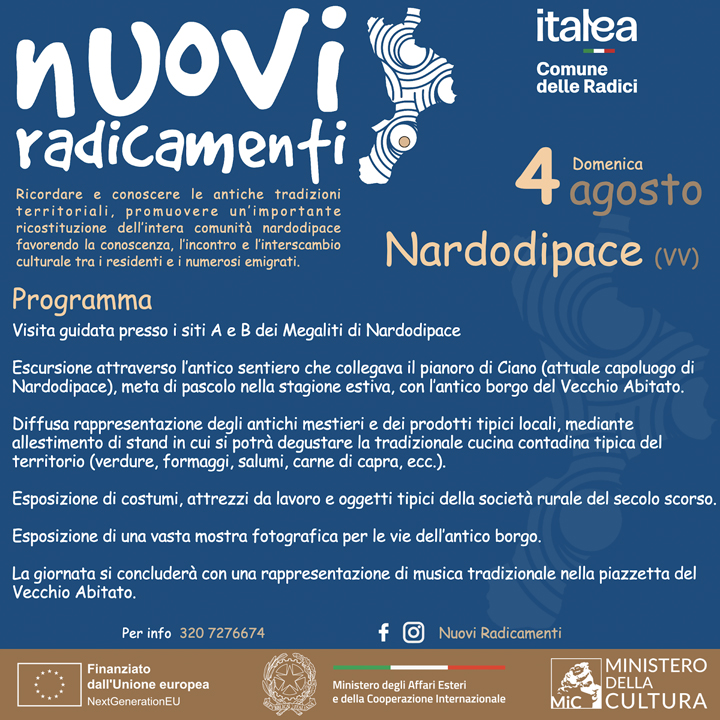 Domenica l'evento "Nuovi Radicamenti"