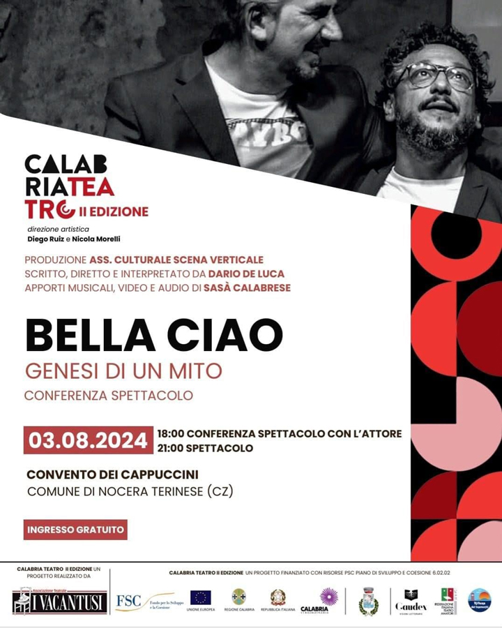 A Nocera Terinese in scena "Bella Ciao"