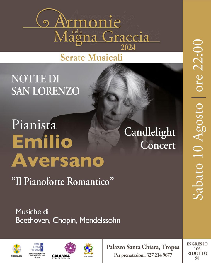 TROPEA (VV) - Il 10 agosto il concerto "Pianoforte Romantico"