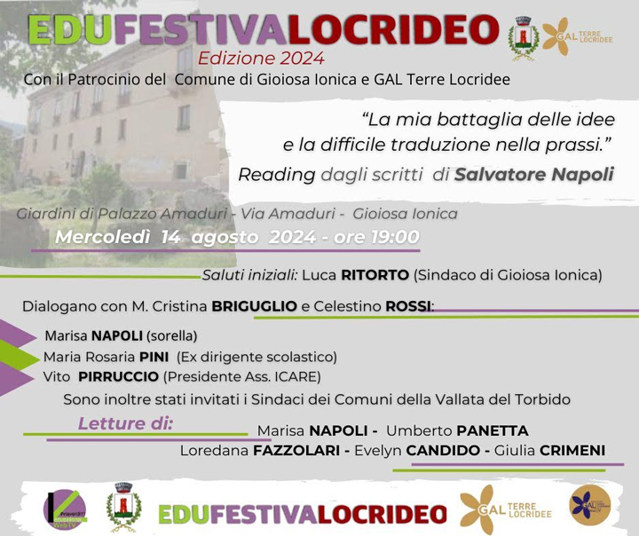 Al via l'Educafestivalocrideo