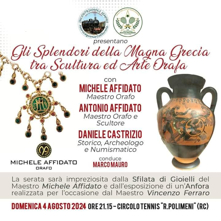 REGGIO - Domenica si parla degli splendori della Magna Graecia con Michele e Antonio Affidato