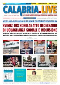 Calabria.Live quotidiano martedì 10 ottobre 2024