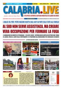 Calabria.Live quotidiano mercoledì 11 settembre 2024