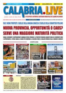 Calabria.Live quotidiano sabato 14 settembre 2024