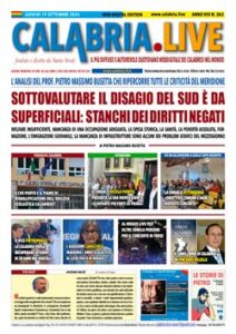 Calabria.Live quotidiano giovedì 19 settembre 2024