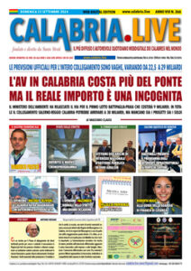 Calabria.Live quotidiano domenica 22 settembre 2024