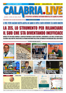 Calabria.Live quotidiano lunedì 23 settembre 2024