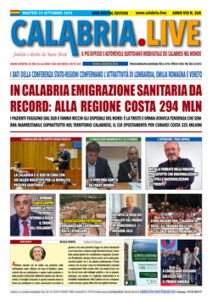 Calabria.Live quotidiano martedì 24 settembre 2024