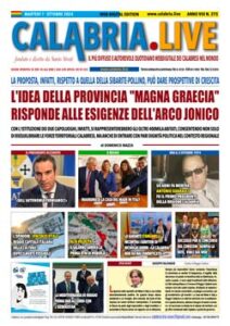 Calabria.Live quotidiano martedì 1° ottobre 2024