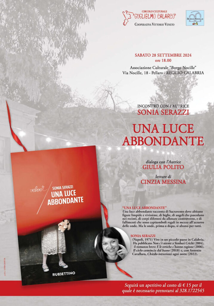 Domani si presenta il libro "Una luce abbondante"