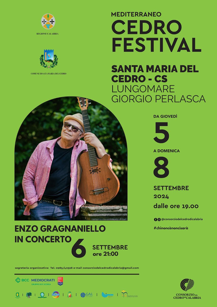 A Santa Maria del Cedro al via il "Mediterraneo Cedro Festival"