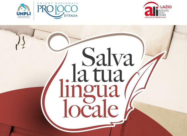 Indetto il Premio Letterario nazionale "Salva la tua lingua locale"