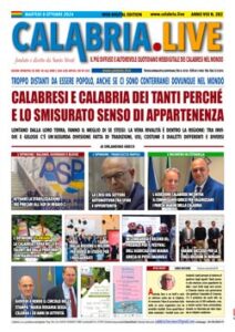 Calabria.Live quotidiano martedì 8 ottobre 2024