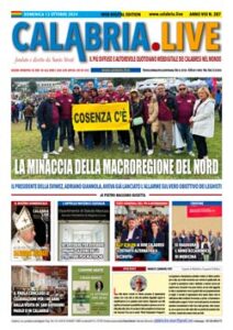 Calabria.Live quotidiano domenica 13 ottobre 2024