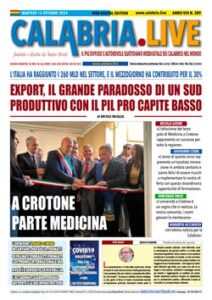 Calabria.Live quotidiano martedì 15 ottobre 2024