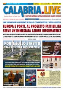 Calabria.Live quotidiano venerdì 18 ottobre 2024