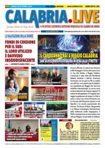 CALABRIA.LIVE QUOTIDIANO 28 OTTOBRE 2024 