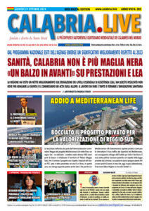 Calabria.Live quotidiano giovedì 31 ottobre 2024