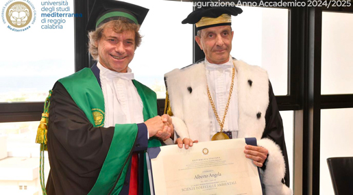 Inaugurato l'anno accademico alla Mediterranea: Ad Alberto Angela la laurea honoris causa