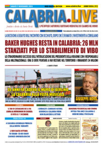 Calabria.Live quotidiano sabato 9 novembre 2024