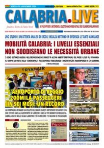 Calabria.Live quotidiano mercoledì 6 novembre 2024