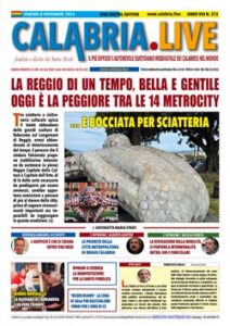 Calabria.Live quotidiano venerdì 8 novembre 2024