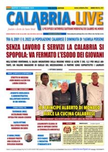 Calabria.Live quotidiano martedì 12 novembre 2024