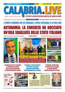 Calabria.Live quotidiano martedì 19 novembre 2024