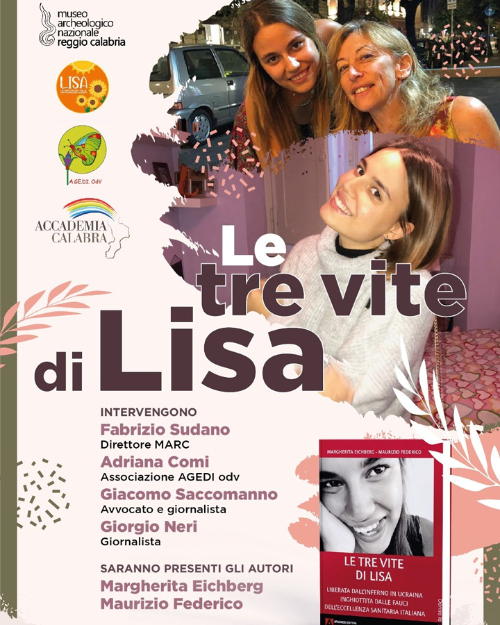 Sabato si presenta il libro "Le tre vite di Lisa"