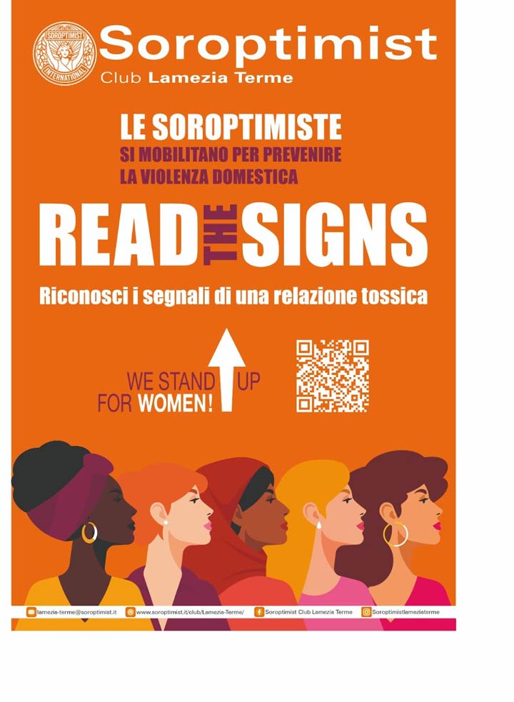 Si presenta il progetto del Soroptimist per prevenire la violenza domestica