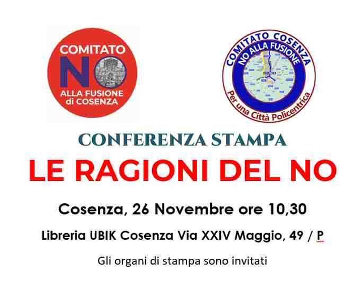 L'incontro "Le ragioni del No alla Fusione"