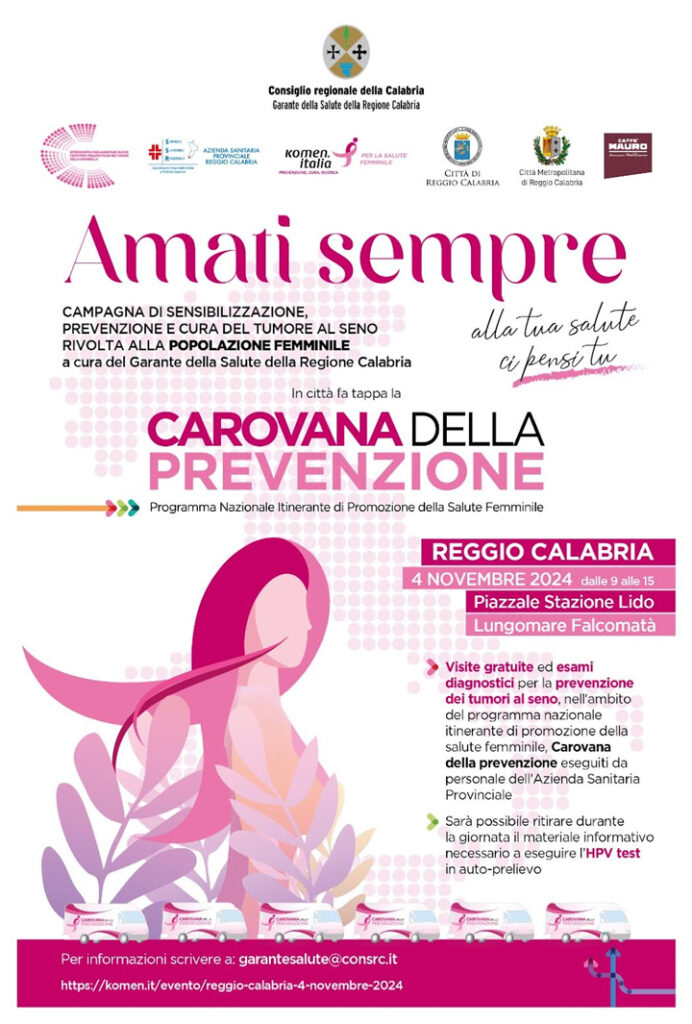 REGGIO - Si presenta la campagna di prevenzione "Amati sempre"