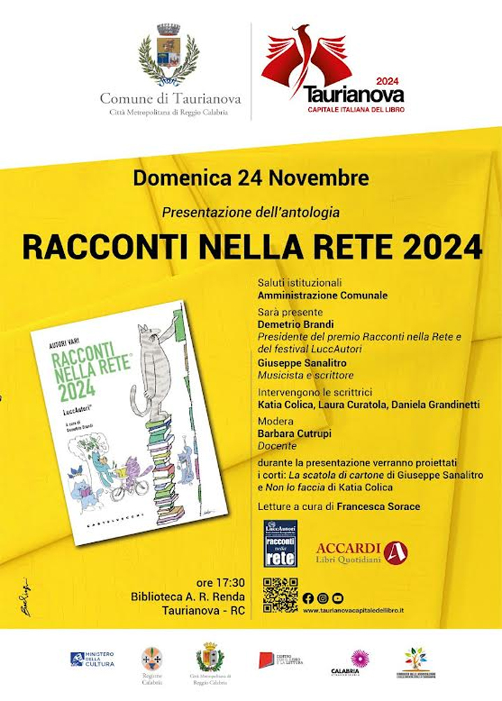 Il premio letterario Racconti nella Rete fa tappa a Taurianova