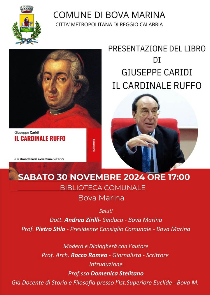 Si presenta il libro sul Cardinale Ruffo