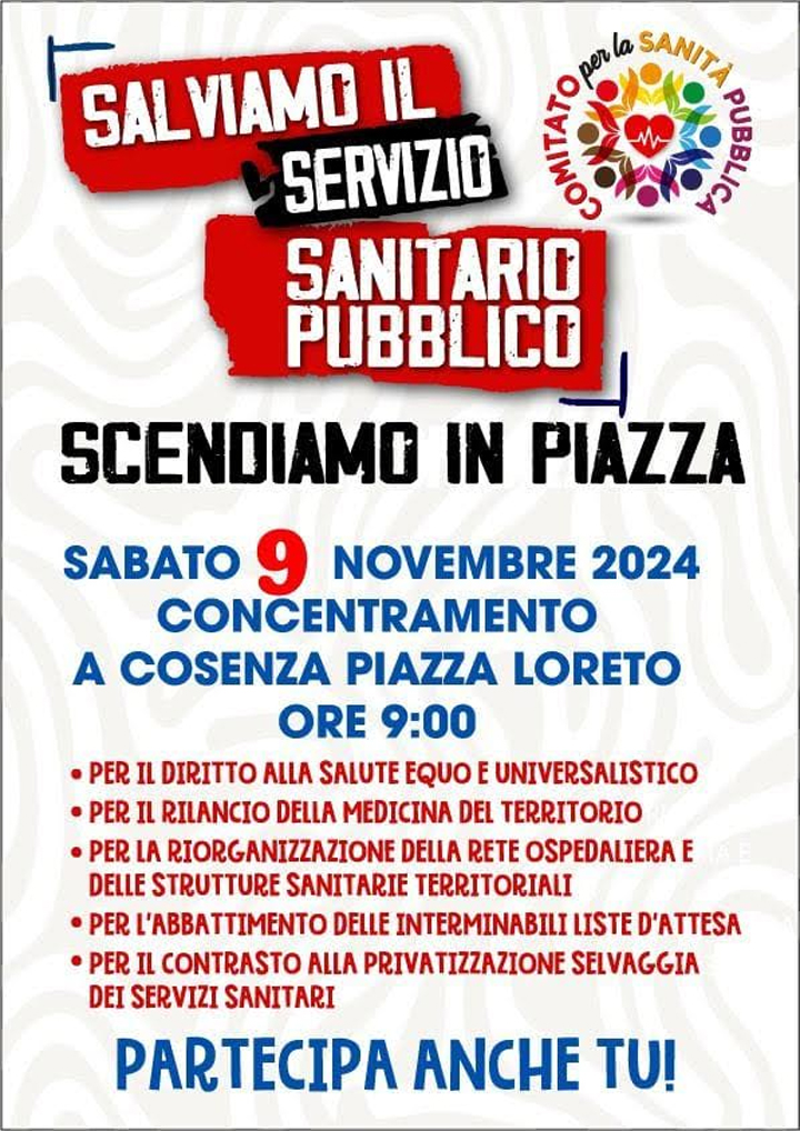 La Cgil presenta la manifestazione "Salviamo il servizio sanitario pubblico"