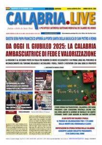 Digital Edition / Calabria.Live quotidiano martedì 24 dicembre 2024